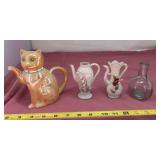Decorative Ceramic and Glass Items, including a