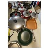 Alpine Cuisine Pans and Others on Table