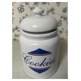 White Ceramic Cookie Jar