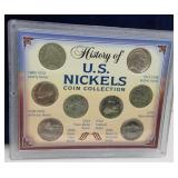 History of US Nickels Coin Collection Some Silver