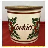 Strawberry Decorated Cookie Jar