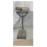 Antique cast iron and Brass store counter scales
