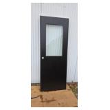 32-in interior commercial door with window