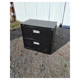 Hon two drawer lateral file cabinet
