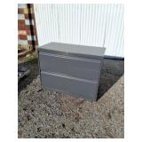 Steelcase two drawer lateral file cabinet