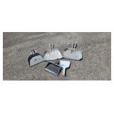 Aluminum commercial dust pans and other plastic