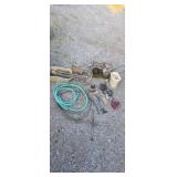 Older air compressor and motor truck blowers
