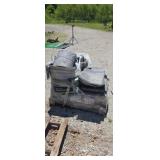 Pallet load of commercial absorbent pads.