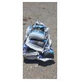 9  50 lb bags of industrial blue premium ice