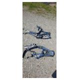 Two safety harnesses.