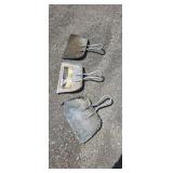 Aluminum commercial dust pans