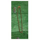 10 ft small log chain and two clevises