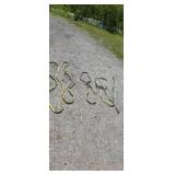 Two 8 ft nylon slings and 3 ft slings