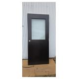 36 in commercial interior door with window