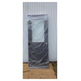 32" commercial interior door with window