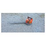 Husqvarna model 225b gas leaf blower runs handle