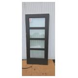 New 36 in entry door for window frosted glass.