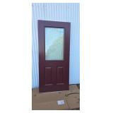 New 36 in steel entry door