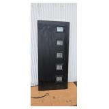 New 36 in fiberglass entry door five windows