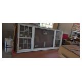 Anderson picture window with two side windows