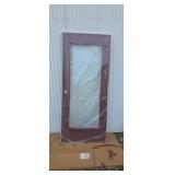36 in full glass commercial grade door left hand