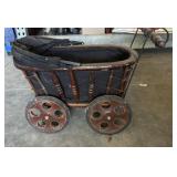 Wooden Doll Carriage