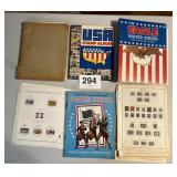 U.S. Stamp Albums and Loose Pages of Stamps