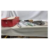 Plumbing Snake, Plastic Tubs, Cleaning Tools