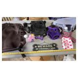Mesh cat/dog carriers backpacks, booties and more