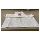 The Longaberger Company white cotton bib apron