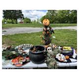 Large Tote of Halloween Decor includes 5ft