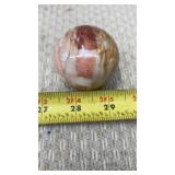 Pink Marble Sphere Paperweight