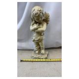 Angel Holding Bunny Statue