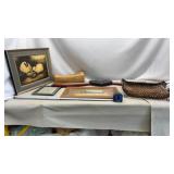Wooden Americana Decor, Framed Painting, Print,