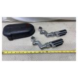 Pair of motorcycle highway pegs (footpegs) with