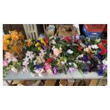 Lg Lot of Faux Flowers