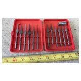 Craftsman wood boring bits.