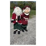 45 inch Santa and Mrs Claus