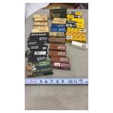 Assortment of Buck Knives packaging