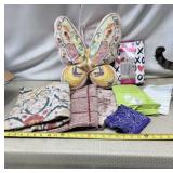 Butterfly Pillow, Tablecloth, Towels, Throws