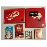 Lot of 5 Card Games & Hoyle Rue Book