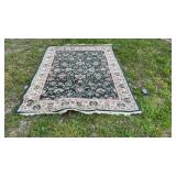 64 x 90 Indo-Persian floral area rug