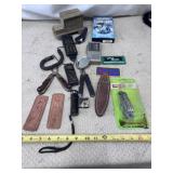 Multitools, Leather pcs, Mini Recorder, Lapel