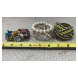 Heidi Daus "Triple Play" set of 3 crystal bangle