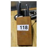 Kitchen Knife Set w/Holder