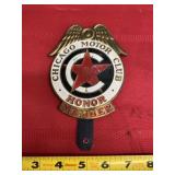 Chicago Motor Club License Plate Topper