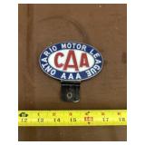 Vintage Ontario Motor League Car Grille Badge.