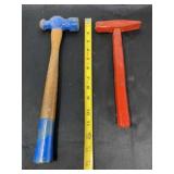 Ballpen Hammer and Slimline Dead Blow Hammer