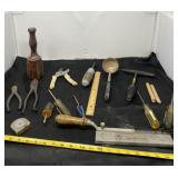 Wood Mallet, Screwdrivers, Cutters and