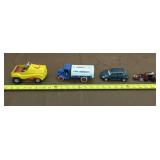 Toy Cars and One is a Piggy Bank